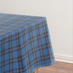 Clan Eliot hellblau und BrownScottishTartan Tischdecke