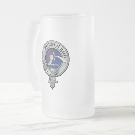 Clan-Eliot-Tasse Mattglas Bierglas (Vorderseite Links)