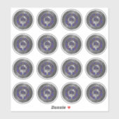 Clan Eliott Wappen & Tartan Knot Aufkleber (Blatt)