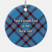 Clan Elliot Alte Keramik Tartan Ornament (Hinten)