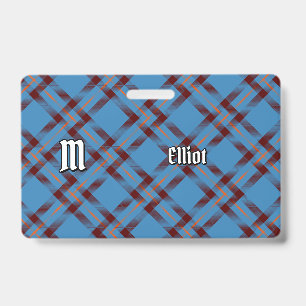 Clan Elliot Ancient Tartan Abzeichen Ausweis