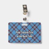 Clan Elliot Ancient Tartan Abzeichen Ausweis (Back with Clip)