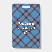 Clan Elliot Ancient Tartan Abzeichen Ausweis (Rückseite)