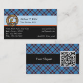 Clan Elliot Ancient Tartan Business Card Visitenkarte (Vorne/Hinten)