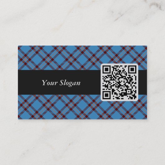 Clan Elliot Ancient Tartan Business Card Visitenkarte (Rückseite)