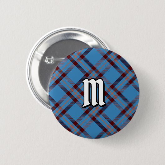 Clan Elliot Ancient Tartan Button (Vorne & Hinten)