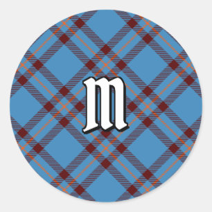 Clan Elliot Ancient Tartan Classic Round Sticker