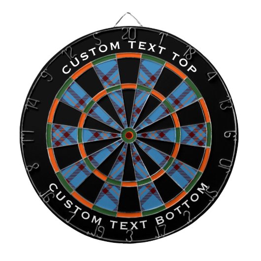 Clan Elliot Ancient Tartan Dart Board Dartscheibe (vorne)