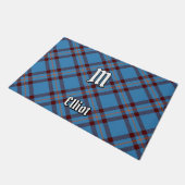 Clan Elliot Ancient Tartan Doormat Fußmatte (Schrägansicht)