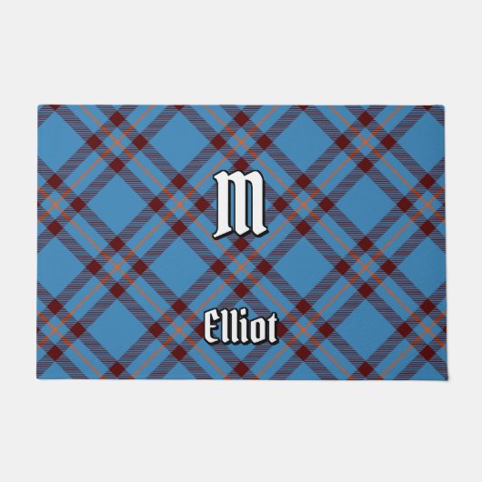 Clan Elliot Ancient Tartan Doormat Fußmatte (Vorderseite)