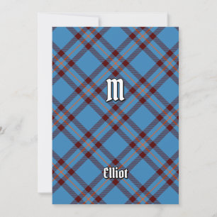 Clan Elliot Ancient Tartan Einladung