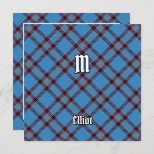 Clan Elliot Ancient Tartan Einladung