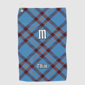 Clan Elliot Ancient Tartan Golf Towel Golfhandtuch (Vorderseite)