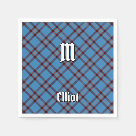 Clan Elliot Ancient Tartan Napkins Serviette (Vorderseite)