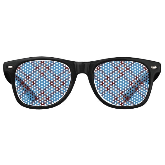 Clan Elliot Ancient Tartan Partybrille (Vorderseite)