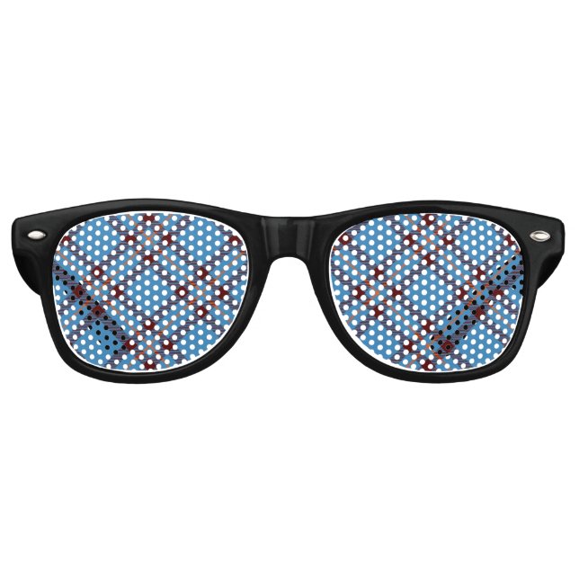 Clan Elliot Ancient Tartan Partybrille (Vorderseite)