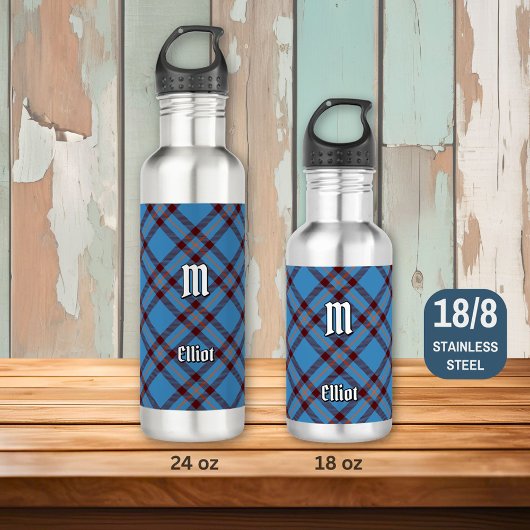 Clan Elliot Ancient Tartan Steel Water Flasche Edelstahlflasche
