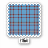 Clan Elliot Ancient Tartan Sticker (Vorderseite)