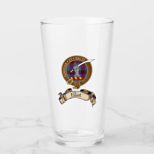 Clan Elliot Glass Glas (Vorderseite)