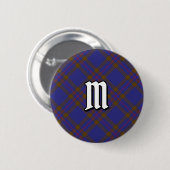Clan Elliot Modern Tartan Button (Vorne & Hinten)