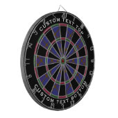 Clan Elliot Modern Tartan Dart Board Dartscheibe (Vorderseite Links)