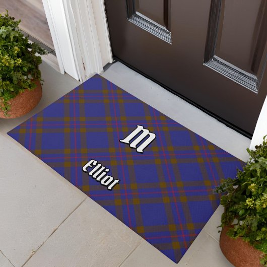Clan Elliot Modern Tartan Doormat Fußmatte