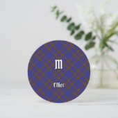 Clan Elliot Modern Tartan Einladung (Stehend Vorderseite)