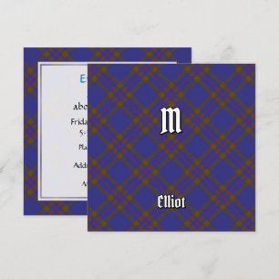 Clan Elliot Modern Tartan Einladung