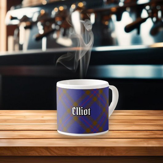Clan Elliot Modern Tartan Espresso Cup Espressotasse