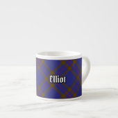 Clan Elliot Modern Tartan Espresso Cup Espressotasse (Vorderseite Rechts)