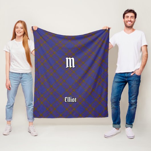 Clan Elliot Modern Tartan Fleece Blanket (Beispiel)
