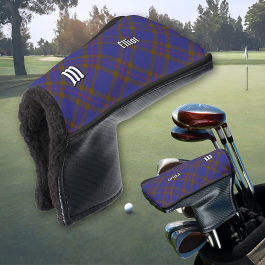 Clan Elliot Modern Tartan Golf Head Cover Headcover