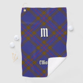 Clan Elliot Modern Tartan Golf Towel Golfhandtuch (Insitu)