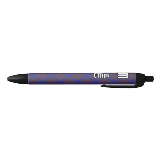Clan Elliot Modern Tartan Ink Pen Kugelschreiber (Unterseite)