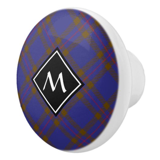 Clan Elliot Modern Tartan Keramik Knob Keramikknauf (Rechts)