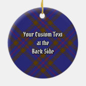 Clan Elliot Modern Tartan Keramik Ornament (Hinten)