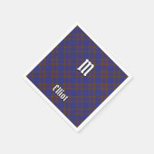Clan Elliot Modern Tartan Napkins Serviette (Ecke)