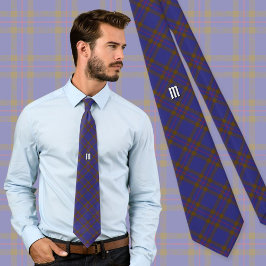 Clan Elliot Modern Tartan Neck Tie Krawatte