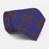 Clan Elliot Modern Tartan Neck Tie Krawatte (Gerollt)