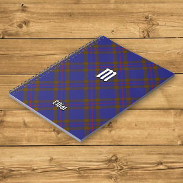 Clan Elliot Modern Tartan Notebook Notizblock