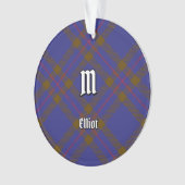 Clan Elliot Modern Tartan Ornament (Vorderseite)