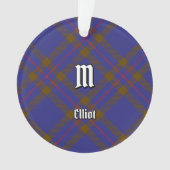 Clan Elliot Modern Tartan Ornament (Vorderseite)