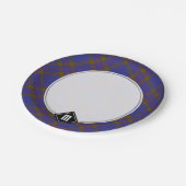 Clan Elliot Modern Tartan Paper Tellers Pappteller (Schrägansicht)