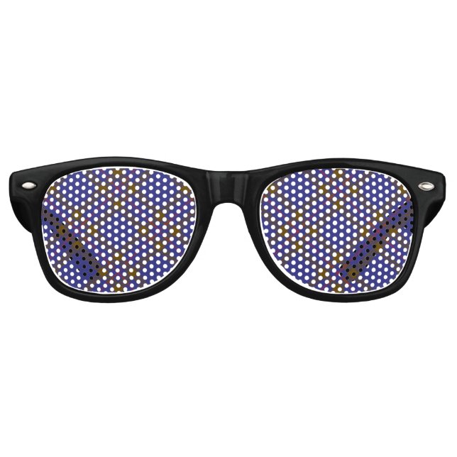 Clan Elliot Modern Tartan Partybrille (Vorderseite)