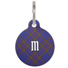 Clan Elliot Modern Tartan Pet ID Tag Haustiermarke