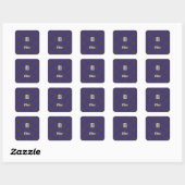 Clan Elliot Modern Tartan Square Sticker (Blatt)