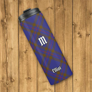 Clan Elliot Modern Tartan Thermal Tumbler Thermosbecher