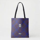Clan Elliot Modern Tartan Tote Bag Tasche (Vorderseite)
