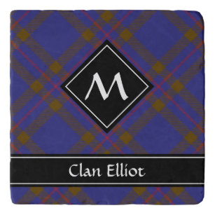 Clan Elliot Modern Tartan Trivet Töpfeuntersetzer