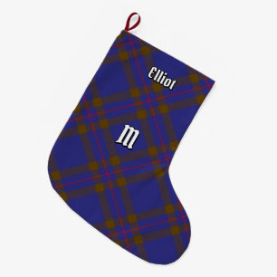 Clan Elliot Modern Tartan Weihnachts-Strumpf Großer Weihnachtsstrumpf